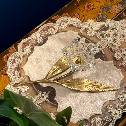 شمعدان وردة